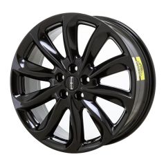 LINCOLN CORSAIR wheel rim GLOSS BLACK 10249 stock factory oem replacement