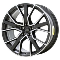AUDI A8 wheel rim MACHINED BLACK ALY12013 stock factory oem replacement