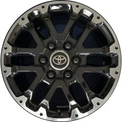 TOYOTA TUNDRA wheel rim MACHINED BLACK 75273 stock factory oem replacement