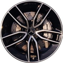 MERCEDES-BENZ E53 wheel rim MACHINED BLACK 85660 stock factory oem replacement