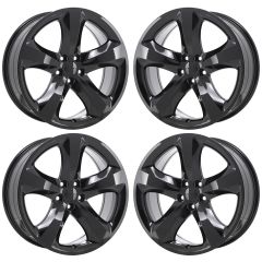 DODGE CHARGER wheel rim GLOSS BLACK 2411 stock factory oem replacement