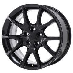 DODGE DART wheel rim GLOSS BLACK 2445 stock factory oem replacement