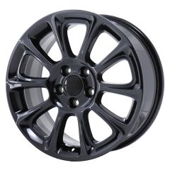 DODGE DART wheel rim PVD BLACK CHROME 2446 stock factory oem replacement