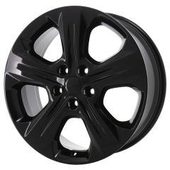 DODGE DURANGO wheel rim GLOSS BLACK 2494 stock factory oem replacement