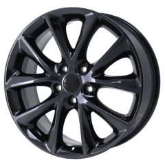 DODGE DURANGO wheel rim PVD BLACK CHROME 2496 stock factory oem replacement