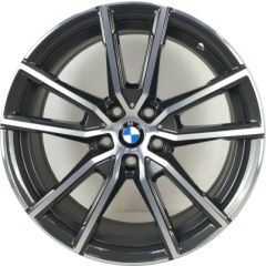 BMW 230i wheel rim MACHINED GREY 86487 stock factory oem replacement