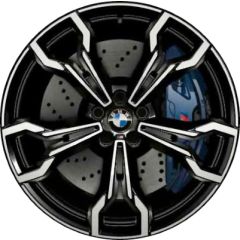 BMW X3M wheel rim MACHINED BLACK 86560 stock factory oem replacement