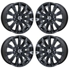 LINCOLN MKS wheel rim PVD BLACK CHROME 3764 stock factory oem replacement