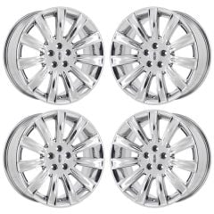 LINCOLN MKS wheel rim PVD BRIGHT CHROME 3764 stock factory oem replacement