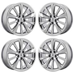 LINCOLN MKS wheel rim PVD BRIGHT CHROME 3766 stock factory oem replacement