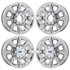 FORD F250 wheel rim PVD BRIGHT CHROME 3844 stock factory oem replacement
