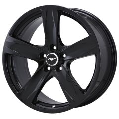 FORD MUSTANG wheel rim GLOSS BLACK 3910 stock factory oem replacement