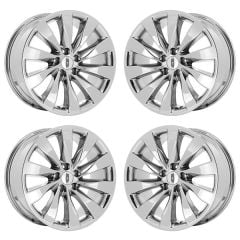 LINCOLN MKS wheel rim PVD BRIGHT CHROME 3928 stock factory oem replacement