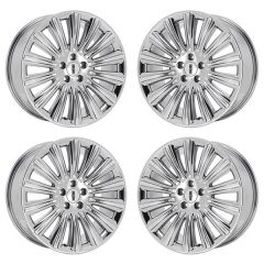 LINCOLN MKS wheel rim PVD BRIGHT CHROME 3929 stock factory oem replacement
