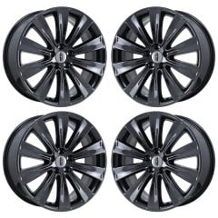 LINCOLN MKS wheel rim PVD BLACK CHROME 3930 stock factory oem replacement