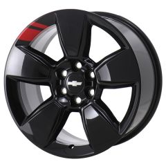 CHEVROLET COLORADO wheel rim GLOSS BLACK - RED LINE 5747 stock factory oem replacement