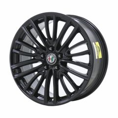 ALFA ROMEO GIULIA wheel rim GLOSS BLACK 58160 stock factory oem replacement