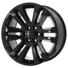 GMC YUKON wheel rim GLOSS BLACK 5822 stock factory oem replacement