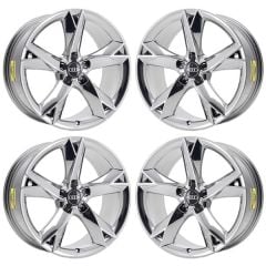 AUDI A5 wheel rim PVD BRIGHT CHROME 58827 stock factory oem replacement