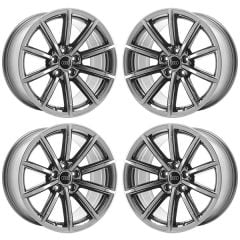 AUDI A4 wheel rim PVD BRIGHT CHROME 58956 stock factory oem replacement