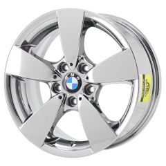 BMW 525i wheel rim PVD BRIGHT CHROME 59557 stock factory oem replacement