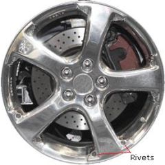 PONTIAC GRAND PRIX wheel rim POLISHED 6591 stock factory oem replacement