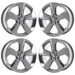 VOLKSWAGEN GOLF wheel rim PVD BRIGHT CHROME 69980 stock factory oem replacement