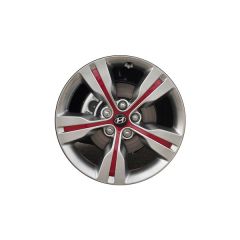 HYUNDAI VELOSTER wheel rim HYPER SILVER 70813 stock factory oem replacement