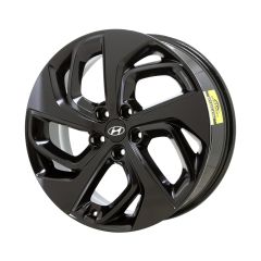 HYUNDAI TUCSON wheel rim GLOSS BLACK 70895 stock factory oem replacement