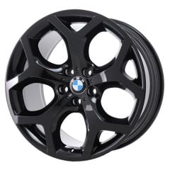 BMW X5 wheel rim GLOSS BLACK 71177 stock factory oem replacement