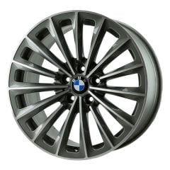 BMW 535i wheel rim MACHINED GREY 71331 stock factory oem replacement