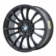 BMW 535i GT wheel rim SATIN BLACK 71373 stock factory oem replacement