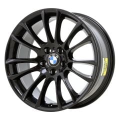 BMW 535i GT wheel rim GLOSS BLACK 71373 stock factory oem replacement