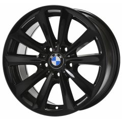 BMW 528i wheel rim GLOSS BLACK 71403 stock factory oem replacement