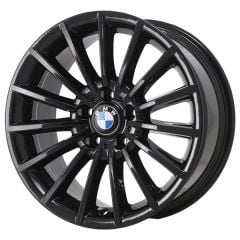 BMW 528i wheel rim GLOSS BLACK 71409 stock factory oem replacement