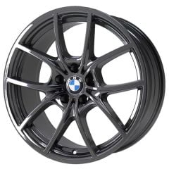 BMW 528i wheel rim PVD BLACK CHROME 71424 stock factory oem replacement