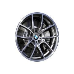 BMW 528i wheel rim MACHINED GREY 71428 stock factory oem replacement