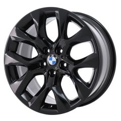 BMW X5 wheel rim GLOSS BLACK 71440 stock factory oem replacement