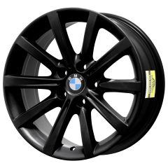 BMW 528i wheel rim GLOSS BLACK 71512 stock factory oem replacement
