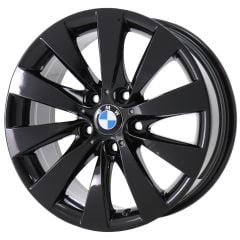 BMW 320i wheel rim GLOSS BLACK 71534 stock factory oem replacement