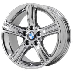 BMW 320i wheel rim PVD BRIGHT CHROME 71535 stock factory oem replacement