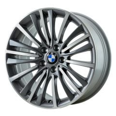 BMW 528i wheel rim MACHINED GREY 71582 stock factory oem replacement