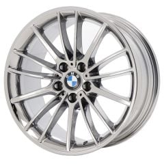 BMW 535i wheel rim PVD BRIGHT CHROME 75187 stock factory oem replacement