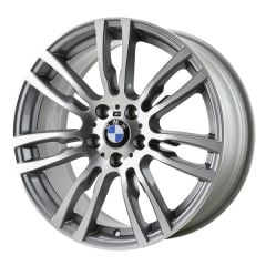 BMW 320i wheel rim MACHINED GREY 71623 stock factory oem replacement