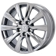 LEXUS IS200t wheel rim PVD BRIGHT CHROME 74287 stock factory oem replacement