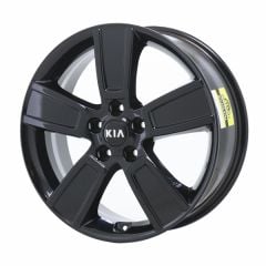 KIA SOUL wheel rim GLOSS BLACK 74618 stock factory oem replacement