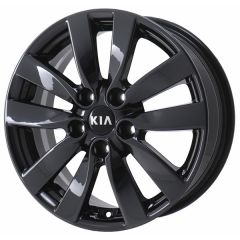 KIA FORTE wheel rim PVD BLACK CHROME 74677 stock factory oem replacement