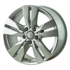 MERCEDES-BENZ E350 wheel rim MACHINED SILVER 85145 stock factory oem replacement