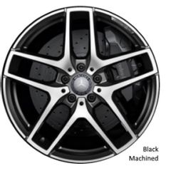 MERCEDES-BENZ GLC300 wheel rim MACHINED BLACK 85483 stock factory oem replacement
