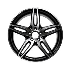 MERCEDES-BENZ E300 wheel rim MACHINED BLACK 85541 stock factory oem replacement